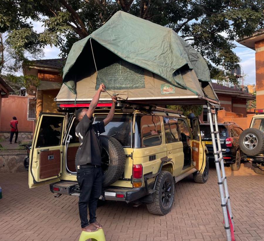 tented car